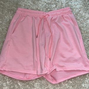 Light pink sweatshorts